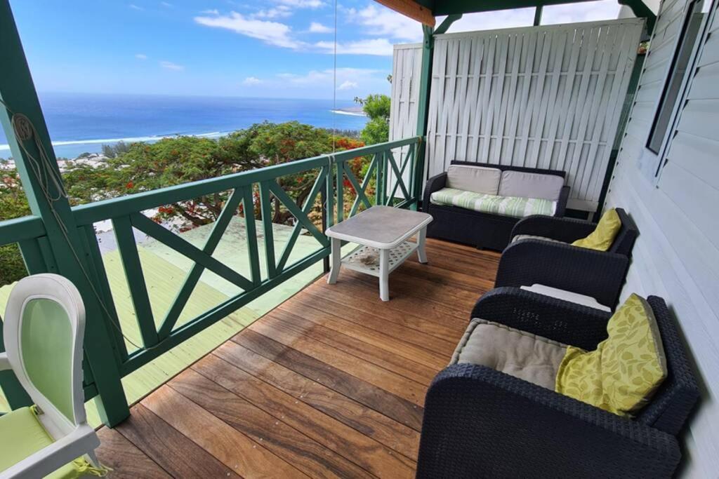 Chalet Sunset, Vue Panoramique Sur La Baie, Proche De Saint-Leu Et Ses Plages Exterior foto