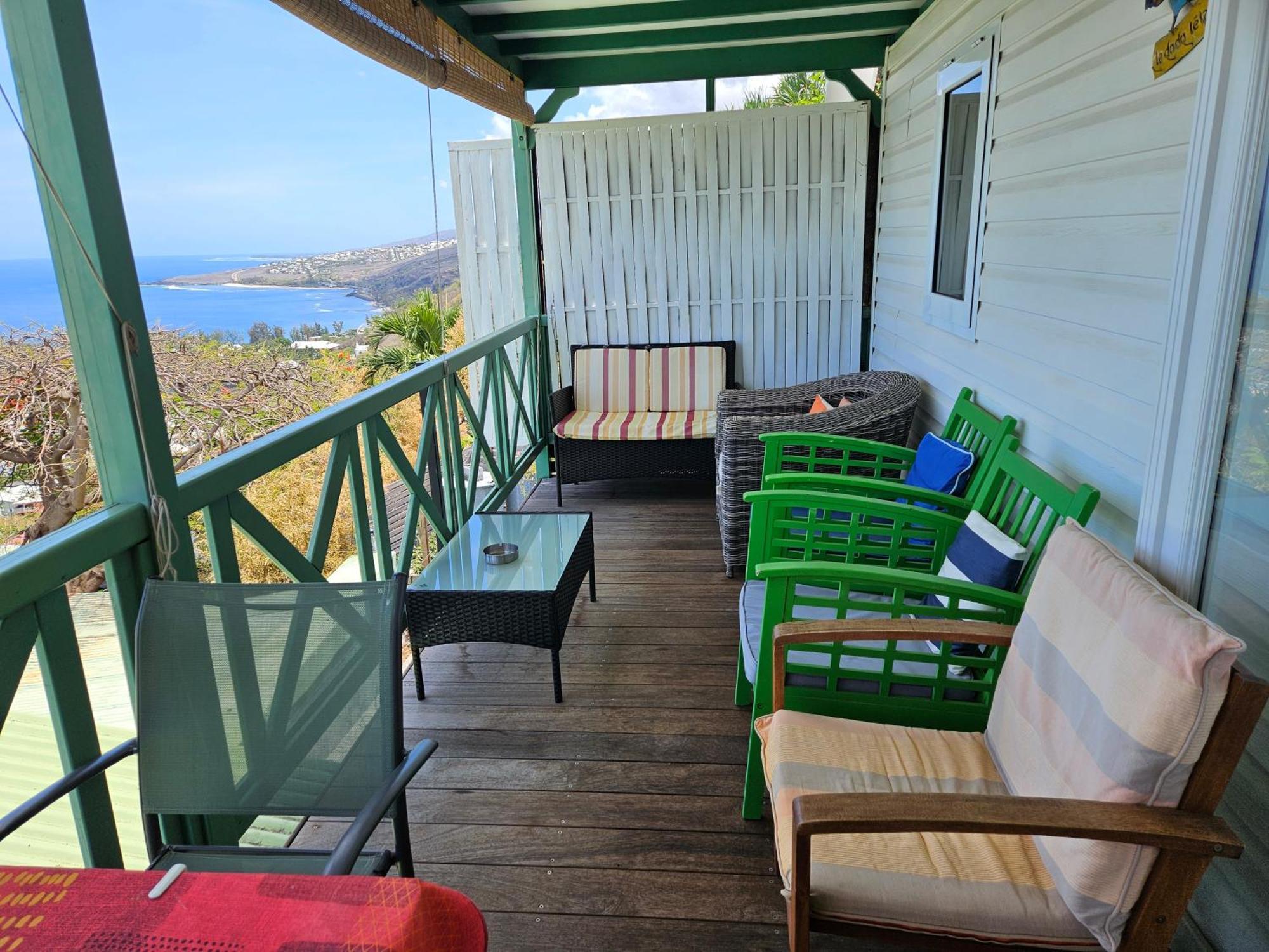 Chalet Sunset, Vue Panoramique Sur La Baie, Proche De Saint-Leu Et Ses Plages Exterior foto